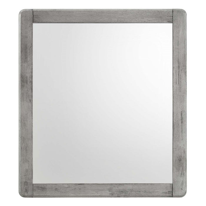 Modway Furniture Georgia Wood Mirror, Gray