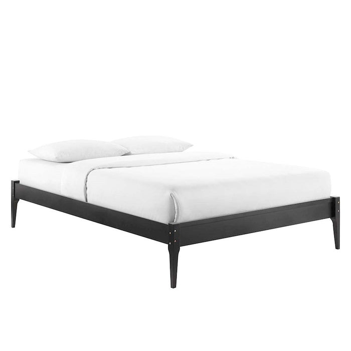 Modway Furniture June Twin Wood Platform Bed Frame, Black - MOD-6244-BLK