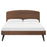 Modway Furniture Bronwen Queen Wood Platform Bed, Walnut