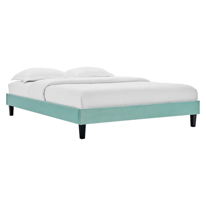 Modway Furniture Reign Queen Platform Bed Frame, Mint - MOD-6266-MIN