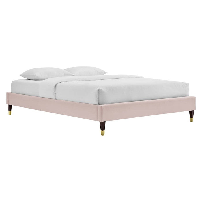 Modway Furniture Harlow 41" Platform Bed Frame, Pink - MOD-6268-PNK