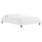 Modway Furniture Harlow 41" Platform Bed Frame, White - MOD-6268-WHI