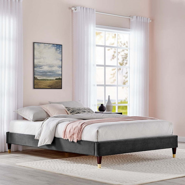 Modway Furniture Harlow Queen Platform Bed Frame