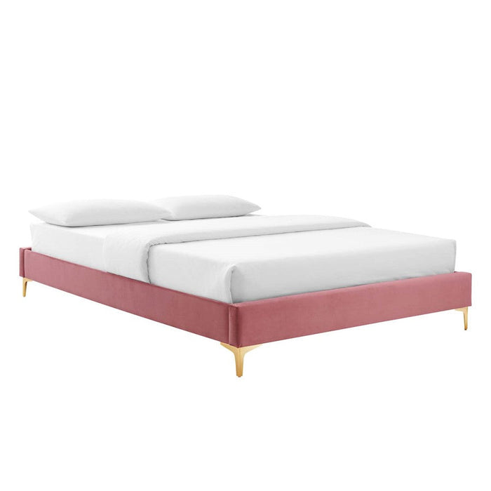 Modway Furniture Sutton Queen Bed Frame, Dusty Rose - MOD-6275-DUS