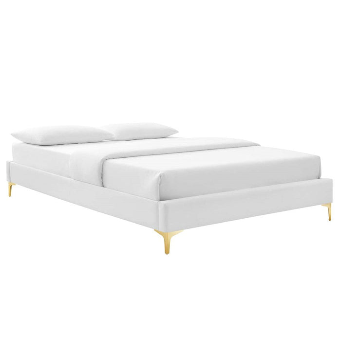 Modway Furniture Sutton Queen Bed Frame, White - MOD-6275-WHI