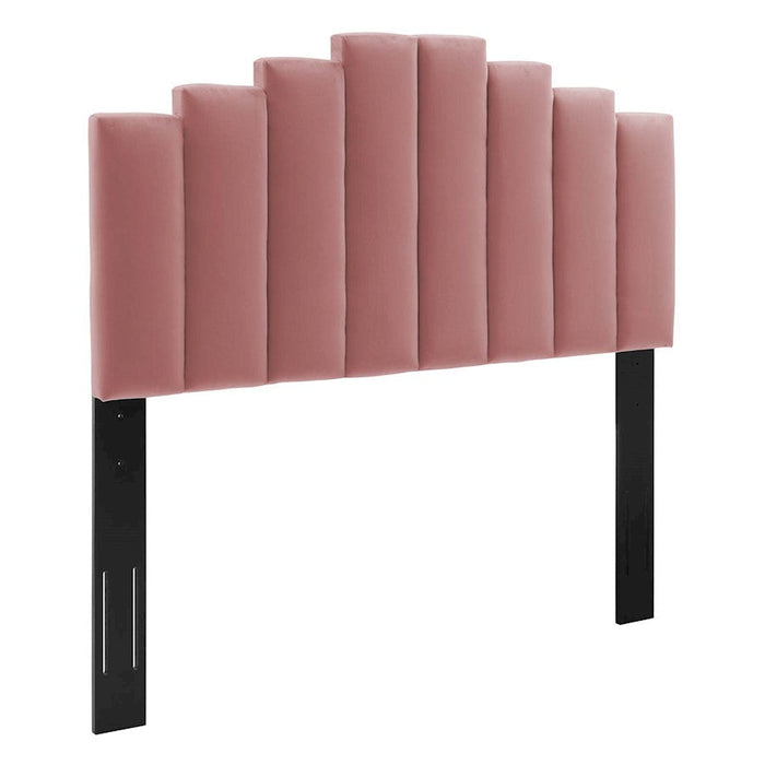 Modway Furniture Noelle Full Queen Headboard, Dusty Rose - MOD-6277-DUS