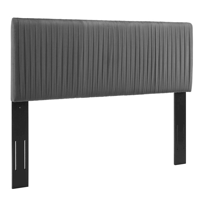 Modway Furniture Eloise Twin Headboard, Charcoal - MOD-6326-CHA