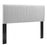 Modway Furniture Eloise King Headboard, Light Gray - MOD-6328-LGR