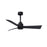 Matthews Fan Alessandra 3 Blade 42" Ceiling Fan, Matte Black - AK-BK-BK-42