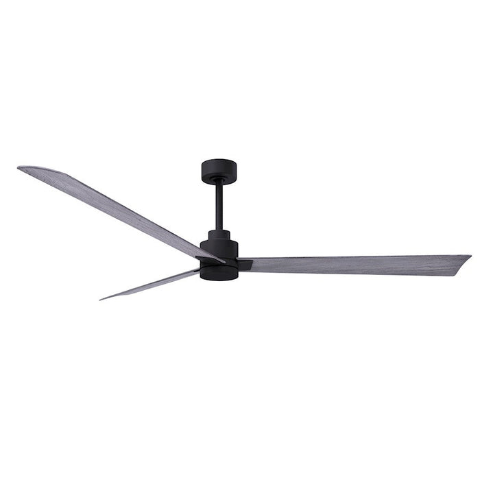 Matthews Fan Alessandra 3 Blade 72" Ceiling Fan, Black/Barnwood - AK-BK-BW-72