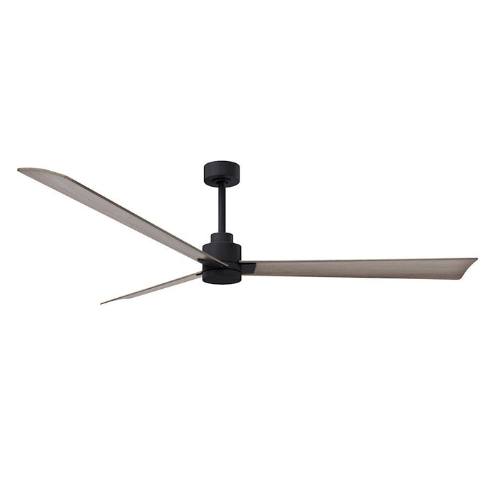 Matthews Fan Alessandra 3 Blade 72" Ceiling Fan, Black/Ash - AK-BK-GA-72