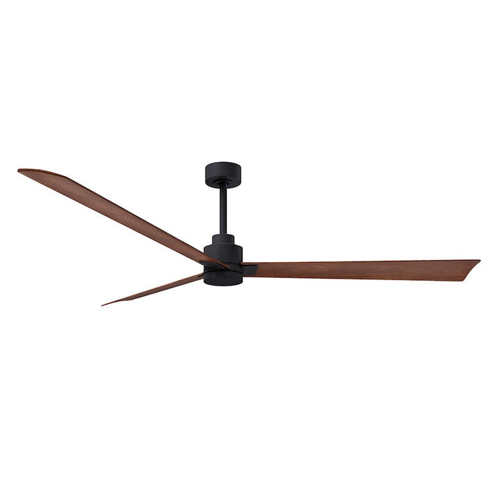 Matthews Fan Alessandra 3 Blade 72" Ceiling Fan, Black/Walnut - AK-BK-WN-72