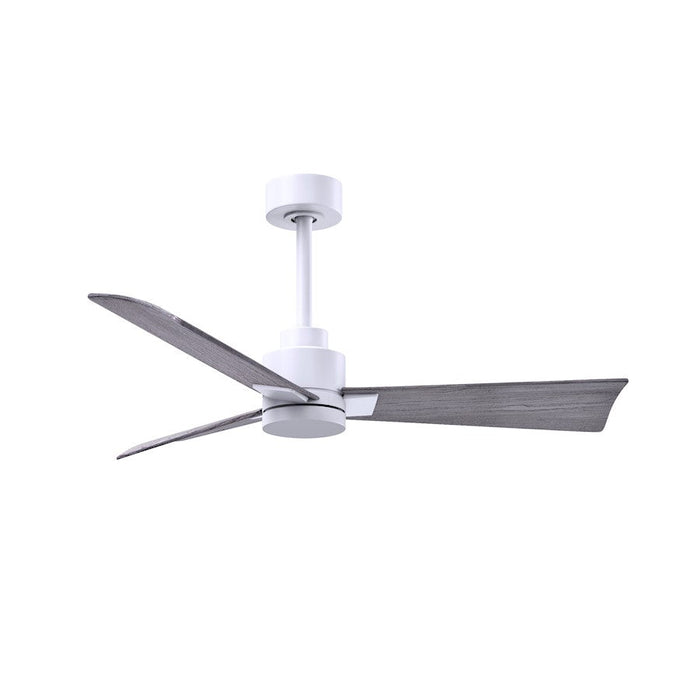 Matthews Fan Alessandra 3 Blade 42" Ceiling Fan, White/Barnwood - AK-MWH-BW-42