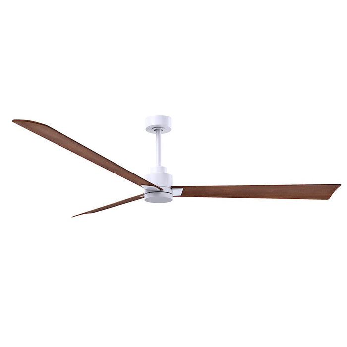 Matthews Fan Alessandra 3 Blade 72" Ceiling Fan, White/Walnut - AK-MWH-WN-72