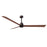 Matthews Fan Alessandra 3 Blade 72" Ceiling Fan, Bronze/Walnut - AK-TB-WN-72