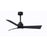 Matthews Fan Alessandra 1 3 Blade 42" Ceiling Fan, Black - AKLK-BK-BK-42