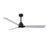 Matthews Fan Alessandra 1 3 Blade 56" Ceiling Fan, Black/Nickel - AKLK-BK-BN-56