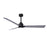 Matthews Fan Alessandra 1 3 Blade 56" Ceiling Fan, Black/Barn - AKLK-BK-BW-56