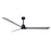 Matthews Fan Alessandra 1 3 Blade 72" Ceiling Fan, Black/Barn - AKLK-BK-BW-72