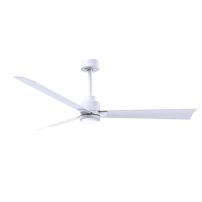 Matthews Fan Alessandra 1 3 Blade 56" Ceiling Fan, White - AKLK-MWH-MWH-56