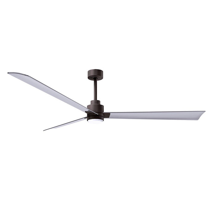 Matthews Fan Alessandra 1 3 Blade 72" Ceiling Fan, Bronze/Nickel - AKLK-TB-BN-72