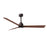 Matthews Fan Alessandra 1 3 Blade 56" Ceiling Fan, Bronze/Walnut - AKLK-TB-WN-56