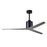 Matthews Fans Eliza Ceiling Fan, Matte Black/Brushed Nickel Blades - EK-BK-BN