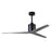 Matthews Fans Eliza Ceiling Fan, Matte Black/Barnwood Tone Blades - EK-BK-BW