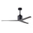 Matthews Fans Eliza Ceiling Fan Matte Black/Old Oak Tone Blades - EK-BK-OO