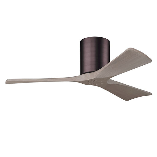 Matthews Fan Irene-3H 3 Blade 42" Ceiling Fan, BB/Gray Ash - IR3H-BB-GA-42