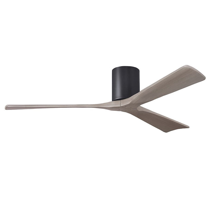 Matthews Fan Irene-3H 3 Blade 60" Ceiling Fan, Black/Ash - IR3H-BK-GA-60