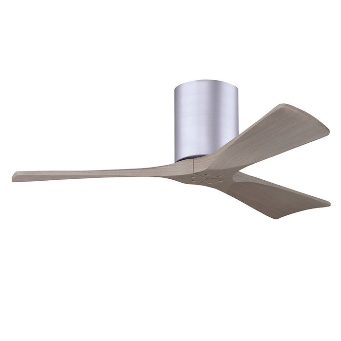 Matthews Fan Irene-3H 3 Blade 42" Ceiling Fan, Nickel/Gray Ash - IR3H-BN-GA-42