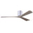 Matthews Fan Irene-3H 3 Blade 60" Ceiling Fan, Nickel/Gray Ash - IR3H-BN-GA-60