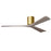 Matthews Fan Irene-3H 3 Blade 60" Ceiling Fan, Brass/Gray Ash - IR3H-BRBR-GA-60