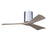 Matthews Fan Irene-3H 3 Blade Ceiling Fan, Chrome, Gray Ash - IR3H-CR-GA-42