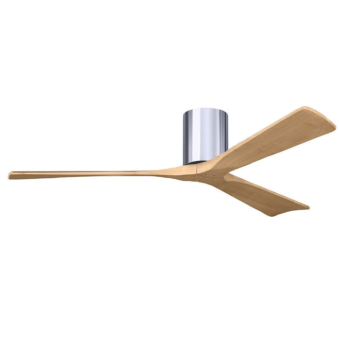 Matthews Fan Irene-3H 3 Blade 60" Ceiling Fan, Chrome/Maple - IR3H-CR-LM-60