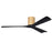 Matthews Fan Irene-3H 3 Blade 60" Ceiling Fan, Maple/Matte Black - IR3H-LM-BK-60