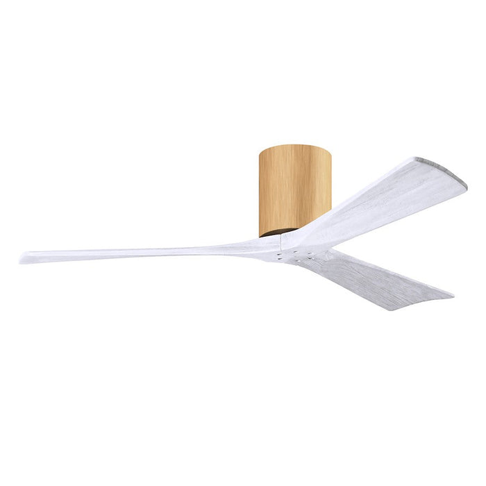 Matthews Fan Irene-3H 3 Blade 52" Ceiling Fan, Maple/White - IR3H-LM-MWH-52