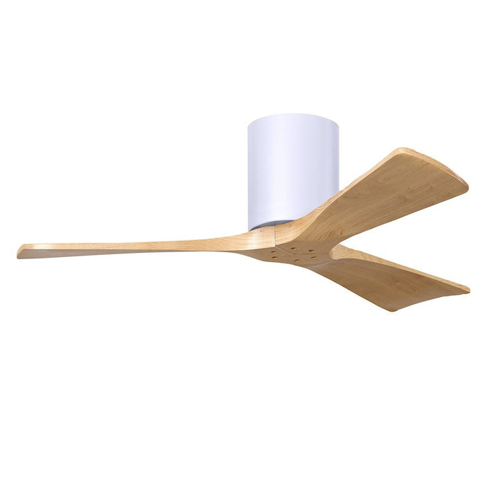 Matthews Fan Irene-3H 3 Blade 42" Ceiling Fan, White/Maple Tone - IR3H-WH-LM-42