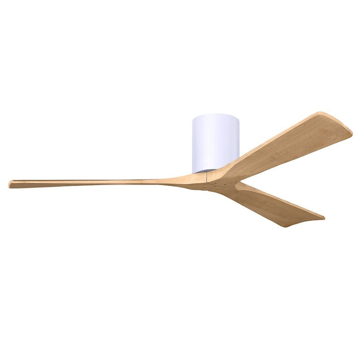 Matthews Fan Irene-3H 3 Blade 60" Ceiling Fan, White/Maple Tone - IR3H-WH-LM-60