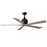 Matthews Fan Irene-5 5 Blade 60" Ceiling Fan, Black/Ash - IR5-BK-GA-60