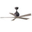 Matthews Fan Irene-5 5 Blade 52" Ceiling Fan, Bronze/Gray Ash - IR5-TB-GA-52