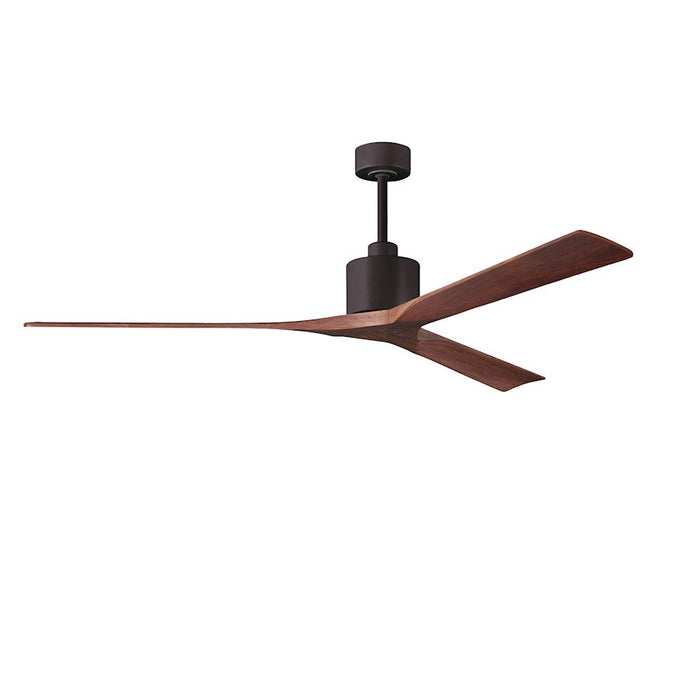 Matthews Fan Co. Nan XL 72" Ceiling Fan, Bronze/Walnut Blades - NKXL-TB-WA-72