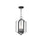 Maxim Lighting Provident 10" 3-Light Chandelier, Black - 10035BK