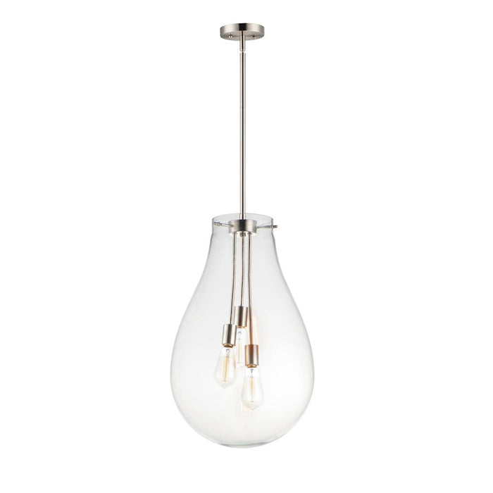 Maxim Lighting Gourd 3-Light Pendant in Satin Nickel - 10164CLSN