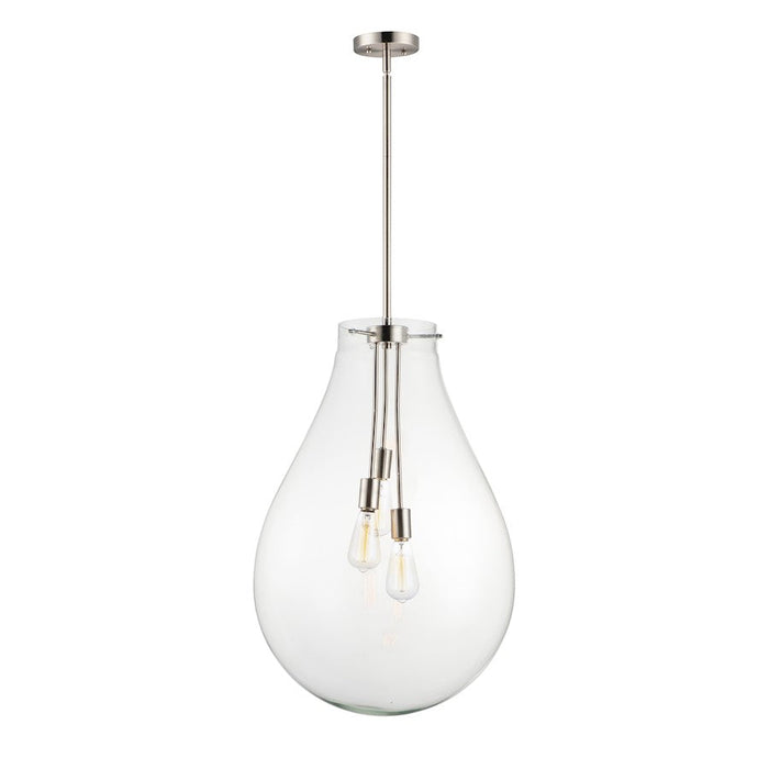 Maxim Lighting Gourd 3-Light Pendant in Satin Nickel - 10166CLSN