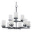 Maxim Lighting Corona 9-Light Chandelier, Black/Frosted - 10206FTBK