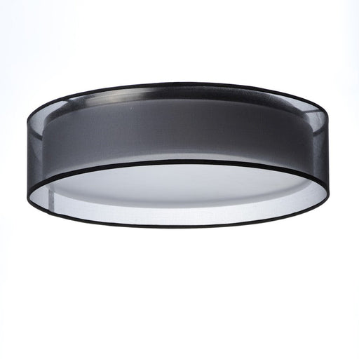 Maxim Lighting Prime 1 Light 25" LED Flush 120-277V, Black Organza - 10237BO