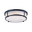 Maxim Lighting Rogue 3-Light Flush Mount E26 in Black - 10270WTBK