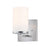 Maxim Lighting Lateral 1 Light Wall Sconce, Satin Nickel/Satin White - 10281SWSN